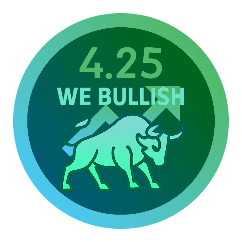 4.25 We Bullish