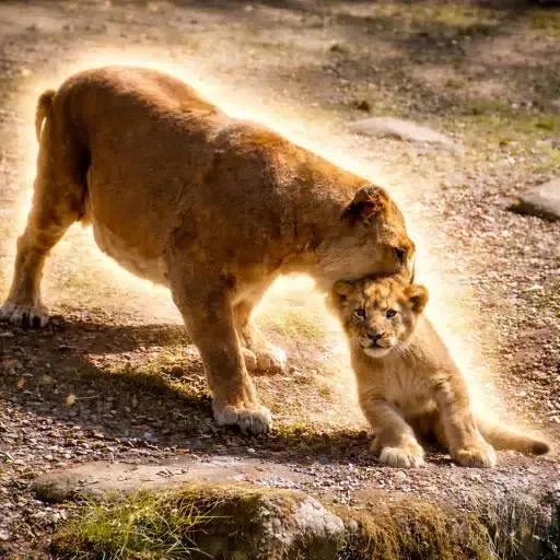 The Protective Lioness