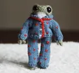 Billetera Knitted Frogs