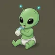 Just a Baby Alien-Wallet
