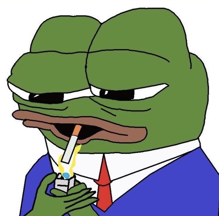 pepe wif cig