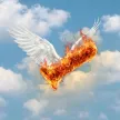 Flying Flaming Penis Wallet