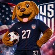 Portafoglio U.S. Soccer Mascot