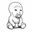 Baby Wojak Wallet