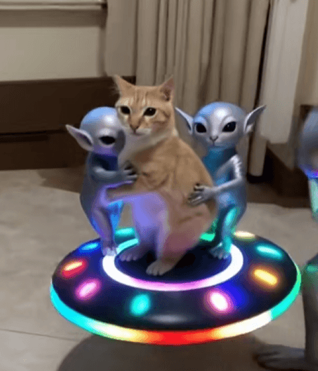 宇宙人迎えに来た
