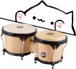 Monedero de Bongo Cat