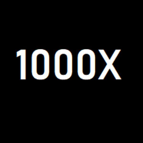 1000X