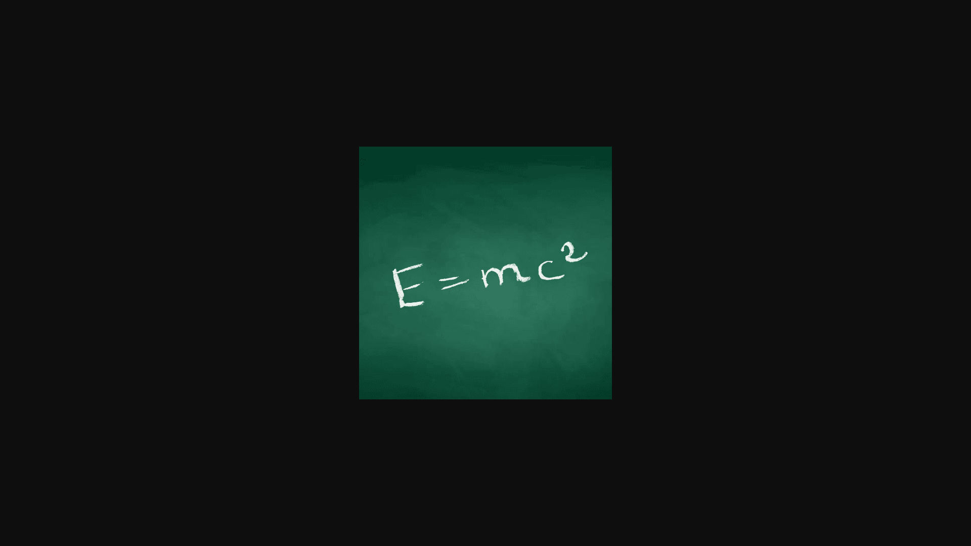 E=MC²
