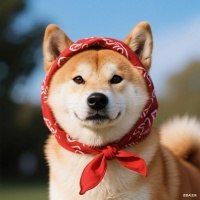 headscarf dog 钱包