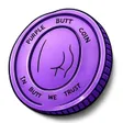 Purple Buttcoin Wallet